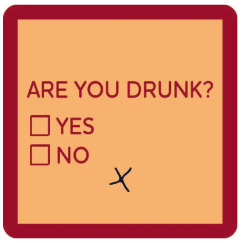 Drinks on Me Coasters by Sophistiplate