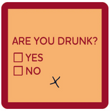 Drinks on Me Coasters by Sophistiplate