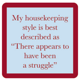 Drinks on Me Coasters by Sophistiplate