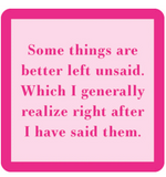 Drinks on Me Coasters by Sophistiplate