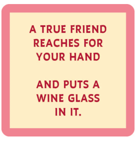 Drinks on Me Coasters by Sophistiplate