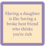 Drinks on Me Coasters by Sophistiplate