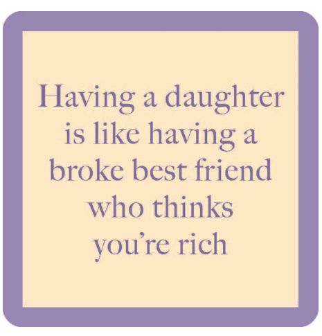 Drinks on Me Coasters by Sophistiplate