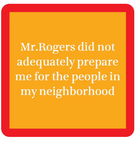 Drinks on Me Coasters by Sophistiplate