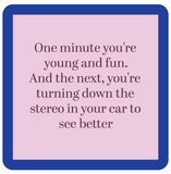 Drinks on Me Coasters by Sophistiplate