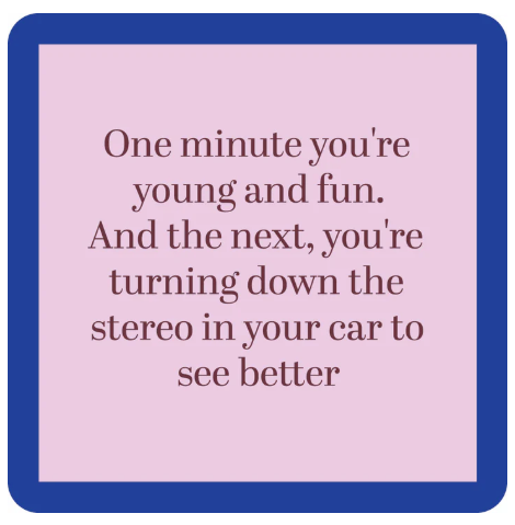 Drinks on Me Coasters by Sophistiplate