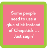 Drinks on Me Coasters by Sophistiplate