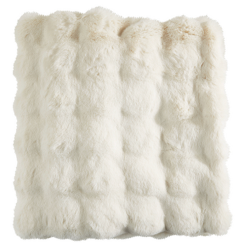 Bubble Faux Fur Throw