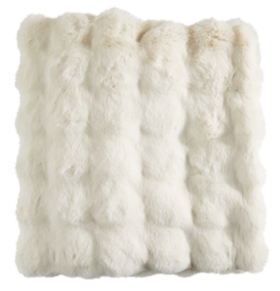 Bubble Faux Fur Throw