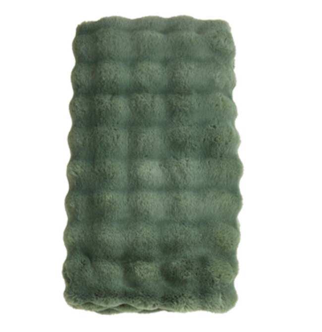 Bubble Faux Fur Throw