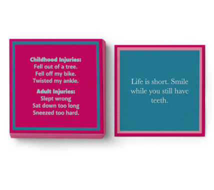 Drinks on Me Napkins by Sophistiplate
