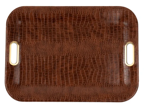 Large Handled Tray by Bold Decor