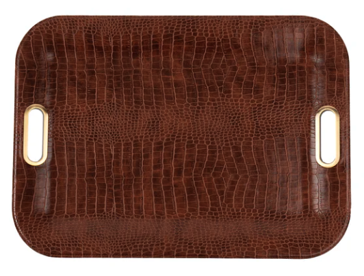 Large Handled Tray by Bold Decor