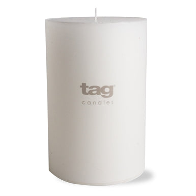 Chapel Candle- White 3x3 Pillar by Tag