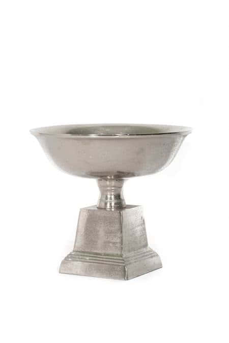 Aluminum Pedestal Bowl