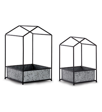 Metal Terrarium Planters