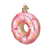 Pink Frosted Donut by Old World Christmas