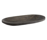 Paulownia Wooden Platter - Charcoal