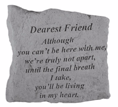 Dearest Friend Garden Stone