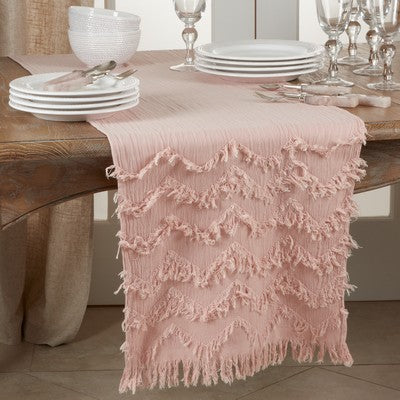 Chevron Fringe Table Runners