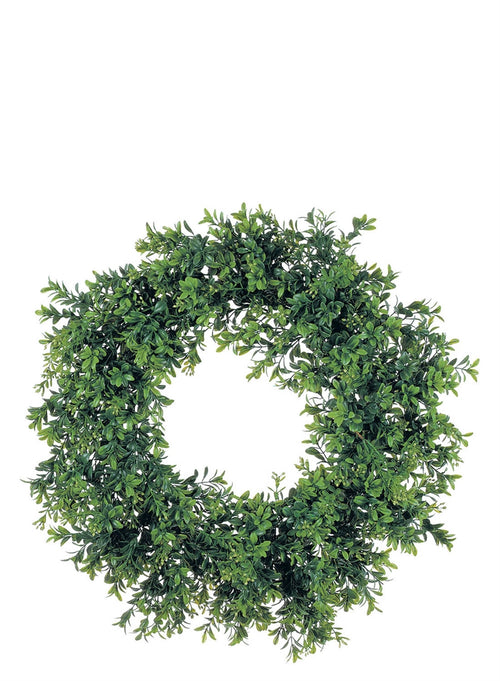 20" Artificial Boxwood Wreath