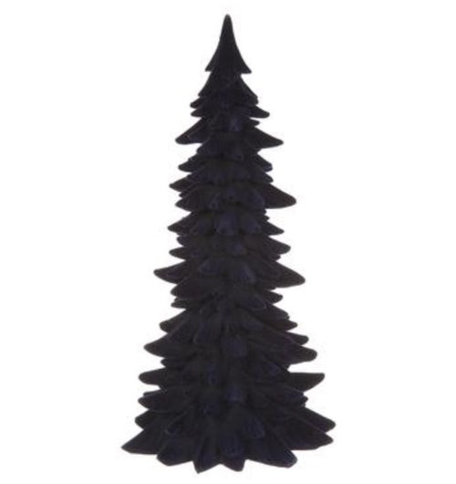 Flocked Purple Tree