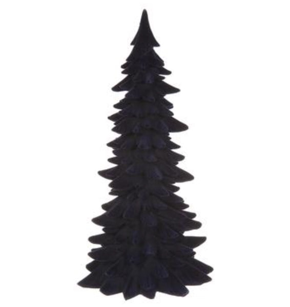 Flocked Purple Tree