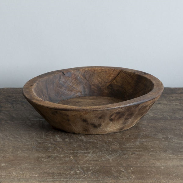 Found Round Dough Bowl