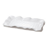 MELAMINE HAVANA WHITE LONG RECTANGULAR PLATTER
