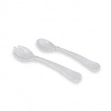 Melamine Havana Salad Servers-White