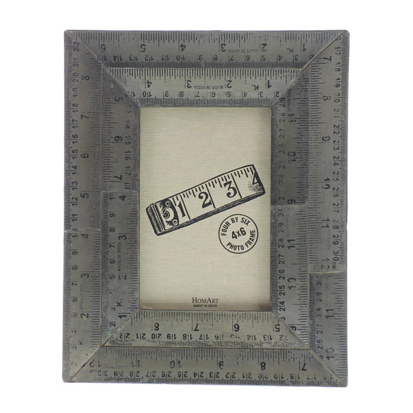 Metal Ruler Picture Frame