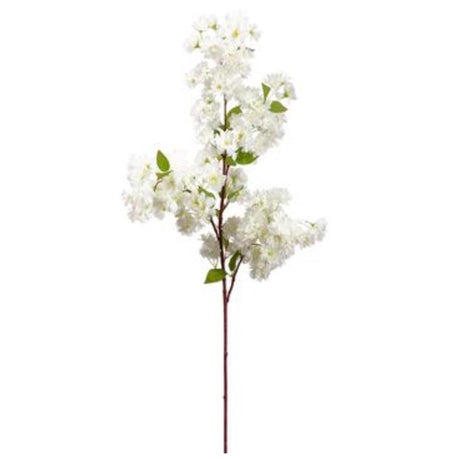 Cherry Blossom Spray - 18" White