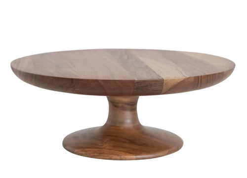 Acacia Wood Pedestal