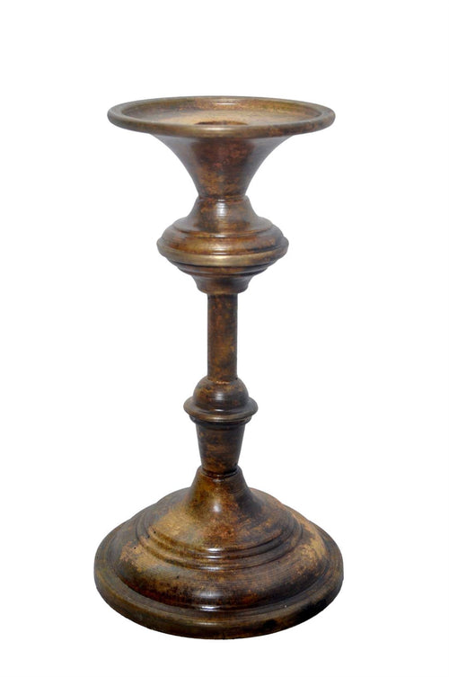 Antique Brass Iron Candle Holder