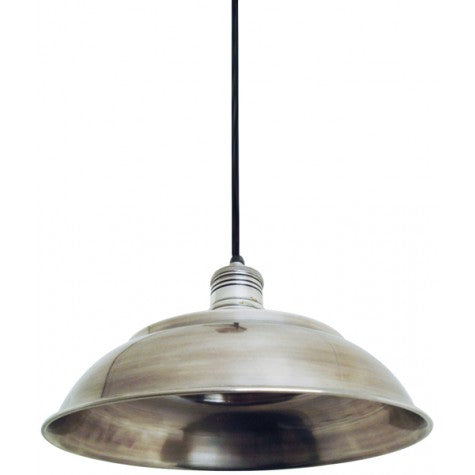 Graphite Hanging Lamp Antique Silver