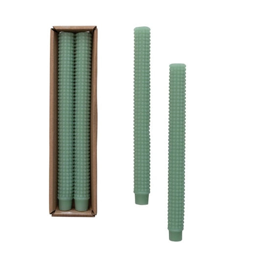 Unscented Hobnail Taper Candles