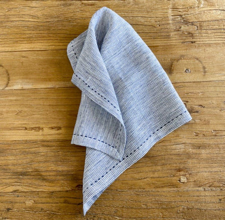 Cottage Pinstripe Napkins - Set of 4