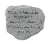 Those We Have Held Garden Stone