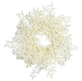 Cream Italian Ruscus Wreath - 31