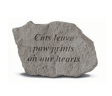 Dog Paw Prints Garden Stone