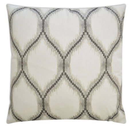 Ivory Textured Lumbar Pillow