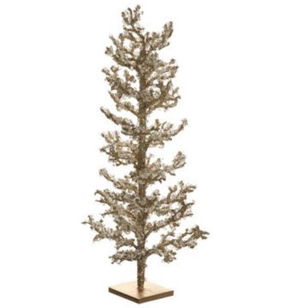 Gold Beaded Diamond Trees