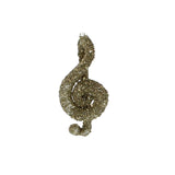 Glass Treble Clef Ornament