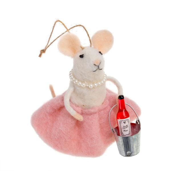 Felted Mouse Ornaments