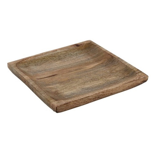 Sleek Wooden Tray - Square