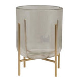 Gold Stand Glass Hurricanes