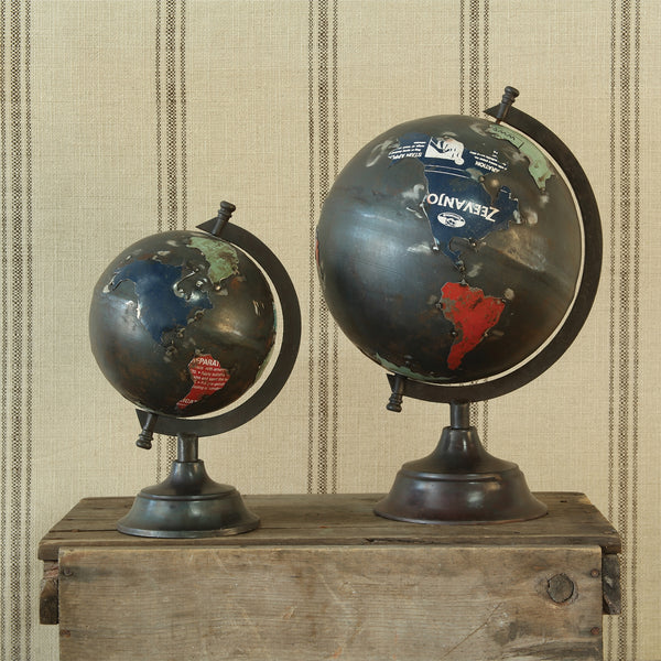 Reclaimed Metal Globes