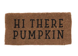 Hi There Pumpkin Coir Mat