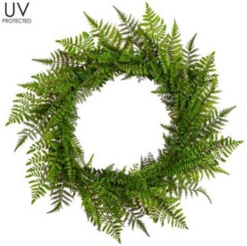 Mixed Fern Wreath - 30"