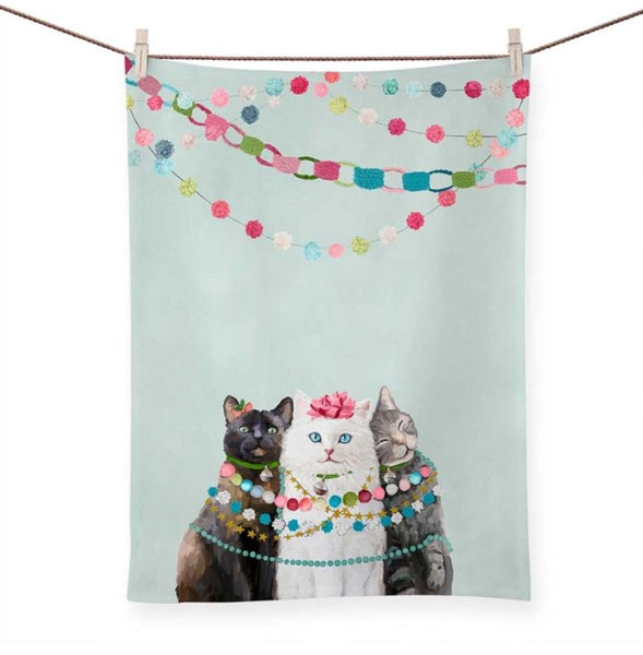 Holiday Eclectic Art Tea Towels